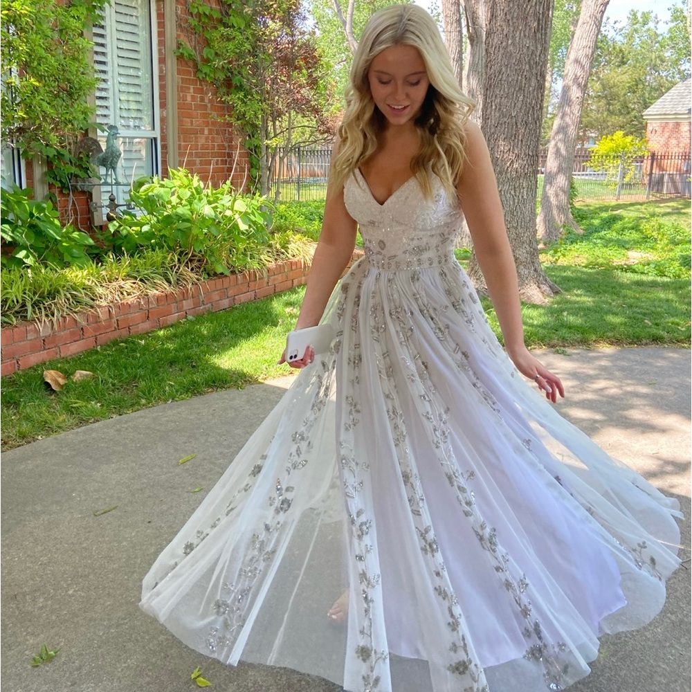 Sherri Hill beaded gown.